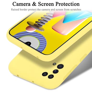 Samsung Galaxy M31 silikondeksel case (gul)