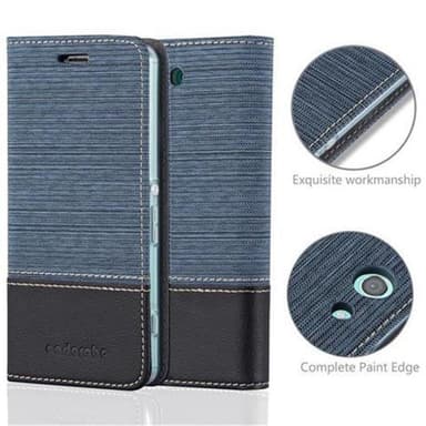 Sony Xperia Z3 COMPACT lommebokdeksel etui (blå)