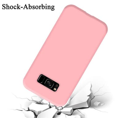 Samsung Galaxy S8 silikondeksel case (rosa)