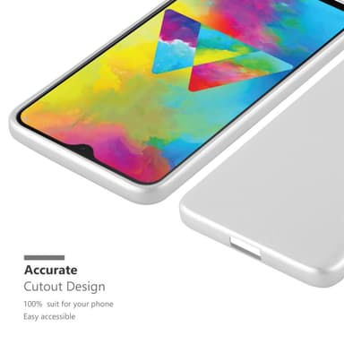 Deksel Samsung Galaxy M21 / M30s Case Cover (sølv)