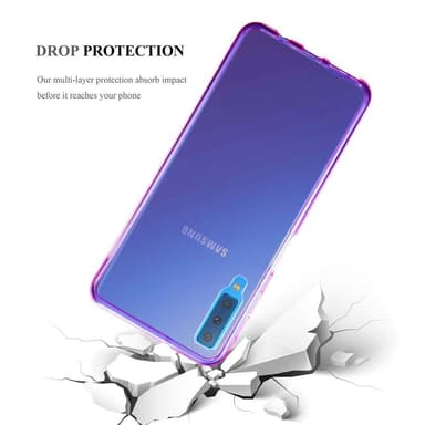 Samsung Galaxy A7 2018 deksel ultra slim (rosa)