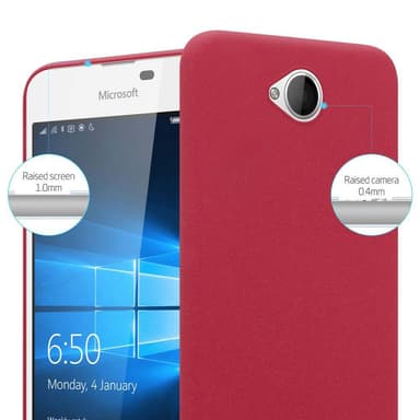 Nokia Lumia 650 Hardt Deksel Cover (rød)