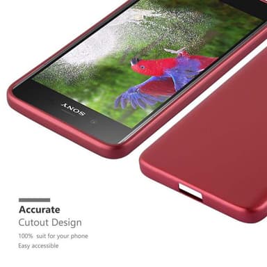 Deksel Sony Xperia XZ1 Case Cover (rød)