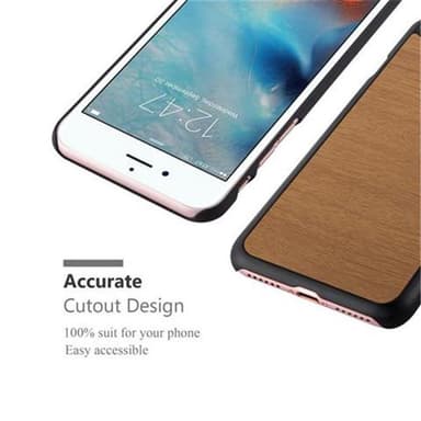 iPhone 7 / 7S / 8 / SE 2020 Deksel Case Cover (brun)