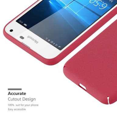 Nokia Lumia 650 Hardt Deksel Cover (rød)