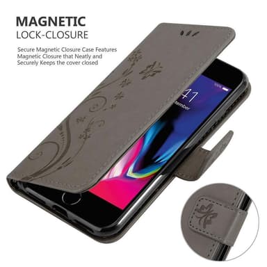 iPhone 7 / 7S / 8 / SE 2020 lommebokdeksel Blomster
