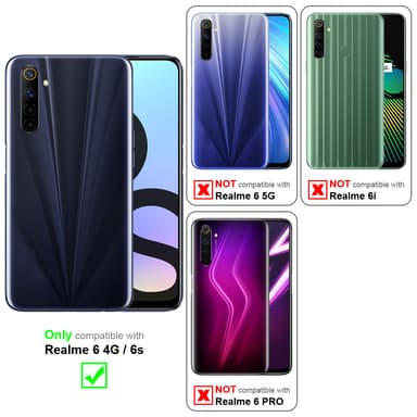 Realme 6 4G / 6s silikondeksel case (rosa)