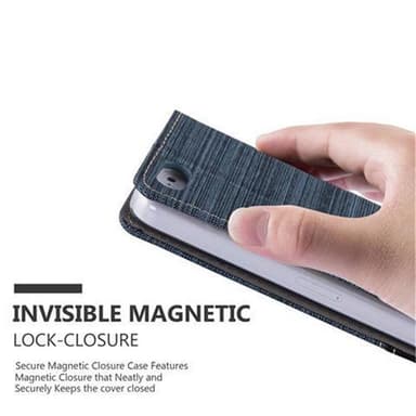 iPhone 5C lommebokdeksel etui (blå)