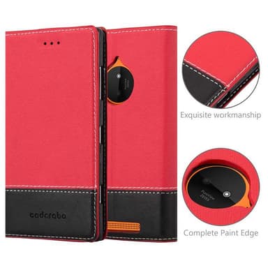 Nokia Lumia 830 Deksel Case Cover (rød)