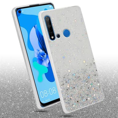 Huawei NOVA 5i / P20 LITE 2019 Silikondeksel Glitter