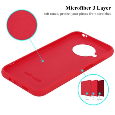 Xiaomi Mi 10T LITE silikondeksel case (rød)