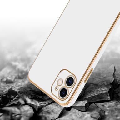 iPhone 11 silikondeksel case (hvit)