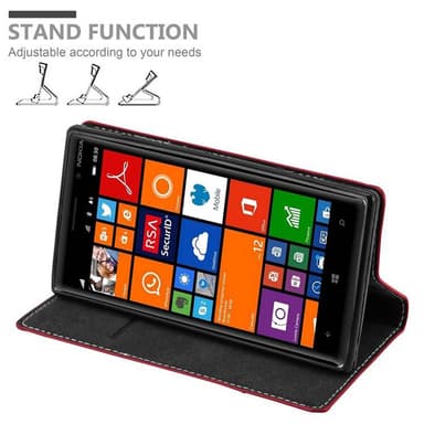 Nokia Lumia 830 Deksel Case Cover (rød)