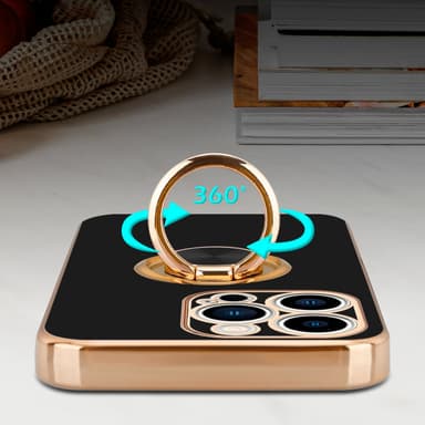 iPhone 14 PRO MAX silikondeksel case (svart)
