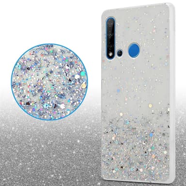 Huawei NOVA 5i / P20 LITE 2019 Silikondeksel Glitter
