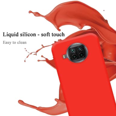 Xiaomi Mi 10T LITE silikondeksel case (rød)