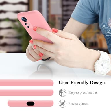 Xiaomi 12 / 12X silikondeksel case (rosa)