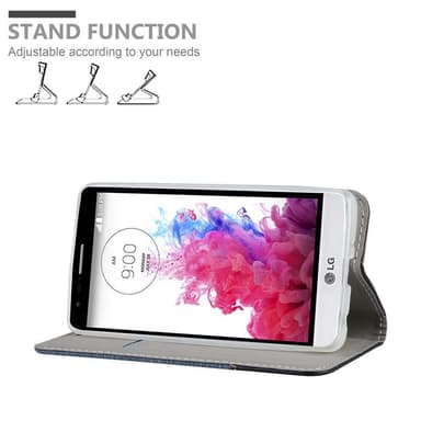 LG G3 MINI / G3 S lommebokdeksel etui (blå)