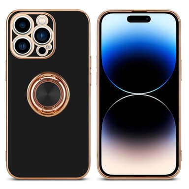 iPhone 14 PRO MAX silikondeksel case (svart)