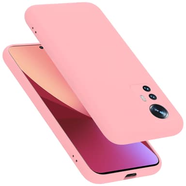 Xiaomi 12 / 12X silikondeksel case (rosa)