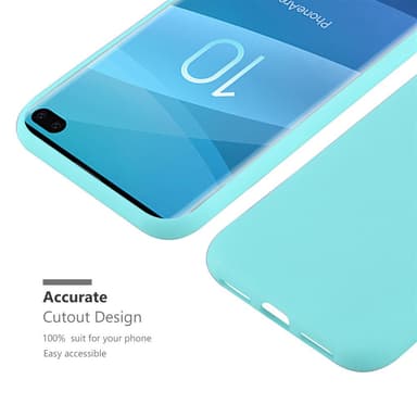 Deksel Samsung Galaxy S10 PLUS Silikon cover (blå)