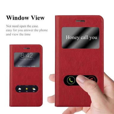 Huawei NOVA PLUS lommebokdeksel cover (rød)
