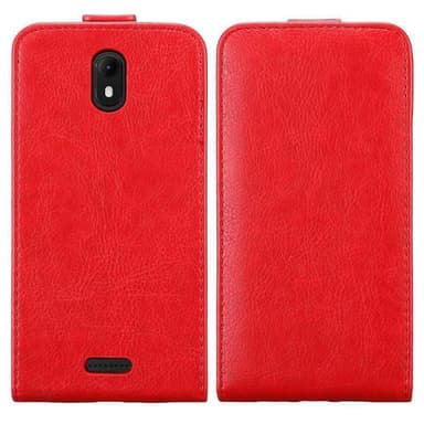 WIKO VIEW GO deksel flip cover (rød)