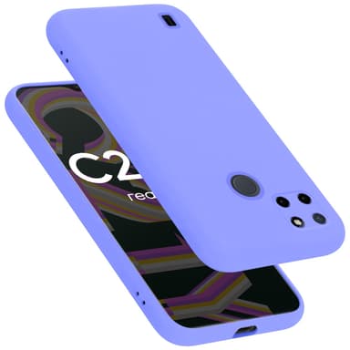 Realme C21Y / C25Y silikondeksel case (lilla)