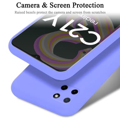 Realme C21Y / C25Y silikondeksel case (lilla)