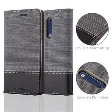 Nokia 5 2017 lommebokdeksel etui (grå)