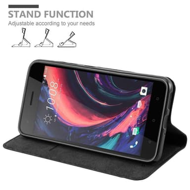 HTC Desire 10 PRO lommebokdeksel case (svart)