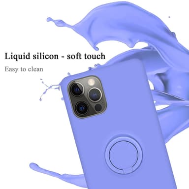 Deksel iPhone 13 Ring Case (lilla)