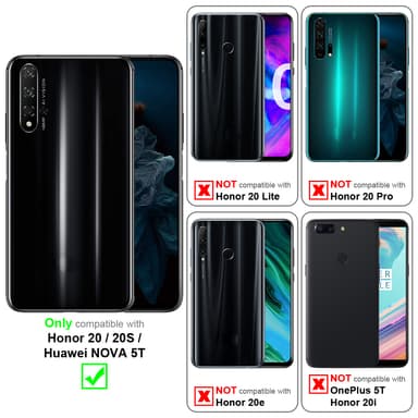 Honor 20 / 20S / Huawei NOVA 5T lommebokdeksel cover