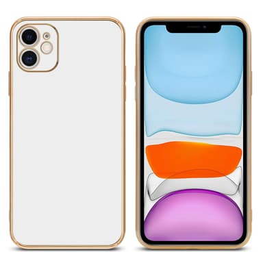 iPhone 11 silikondeksel case (hvit)