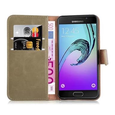 Samsung Galaxy A3 2016 lommebokdeksel etui (brun)