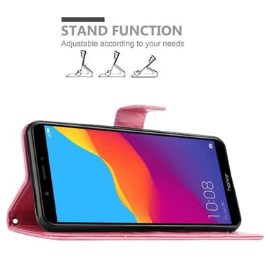 Honor 7C / Huawei Y7 2018 lommebokdeksel Blomster