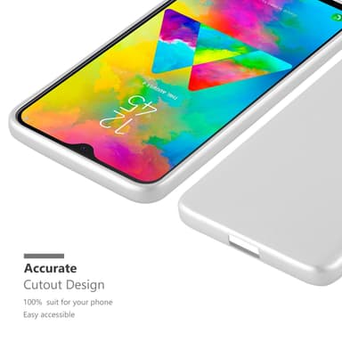 Deksel Samsung Galaxy M20 Case Cover (sølv)