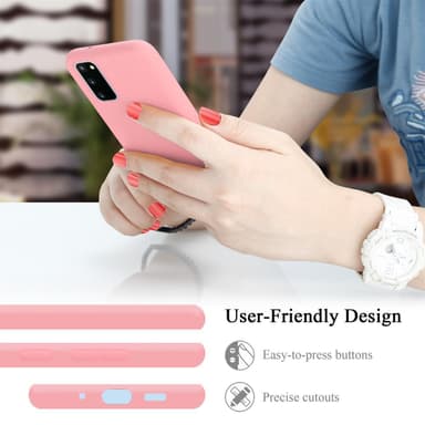 Samsung Galaxy S20 FE silikondeksel case (rosa)