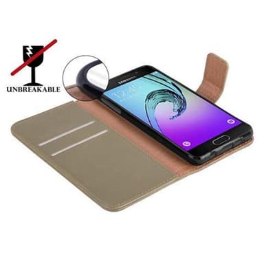 Samsung Galaxy A3 2016 lommebokdeksel etui (brun)
