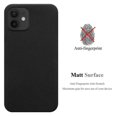 Deksel iPhone 12 / 12 PRO case (svart)