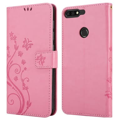 Honor 7C / Huawei Y7 2018 lommebokdeksel Blomster