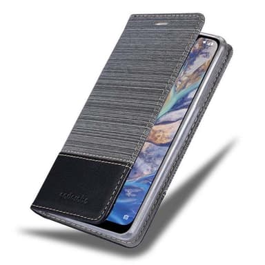 Nokia 7.1 PLUS / X7 lommebokdeksel etui (grå)
