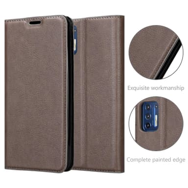 Motorola MOTO G9 PLUS lommebokdeksel case (brun)