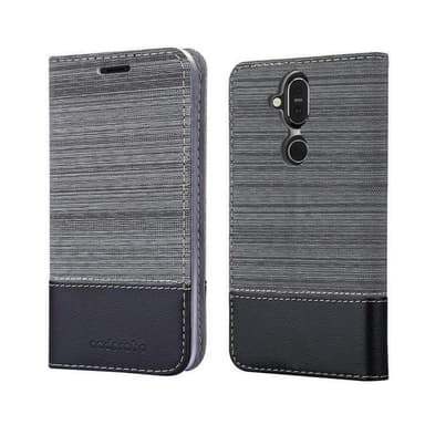 Nokia 7.1 PLUS / X7 lommebokdeksel etui (grå)