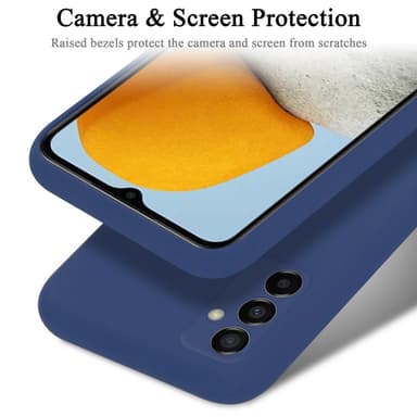 Samsung Galaxy M23 5G silikondeksel case (blå)
