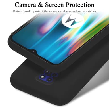 Motorola MOTO G9 PLAY silikondeksel case (Svart)