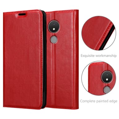 Nokia C21 lommebokdeksel case (rød)