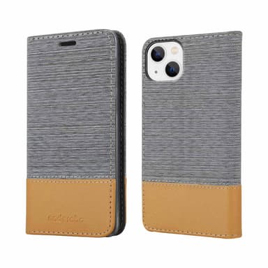 iPhone 14 lommebokdeksel etui (grå)