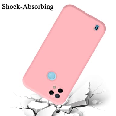 Realme C21 silikondeksel case (rosa)