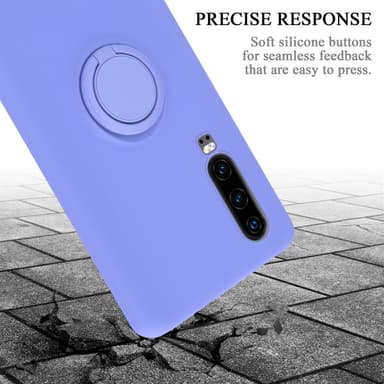 Deksel Huawei P30 Ring Case (lilla)